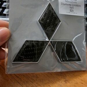 Rexpeed Carbon Mitsubishi Emblem hinten Evo 7 8 9 10