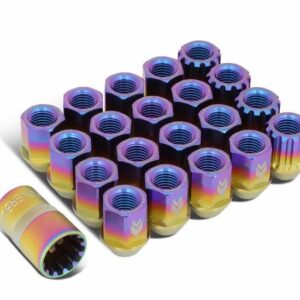NRG 200 lugnuts Radmuttern aus TITAN M12 x 1.5 Neochrome