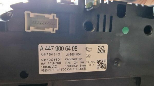 A4479006408 Neuer Tacho Kombiinstrument Mercedes W447 Vito – Bild 2