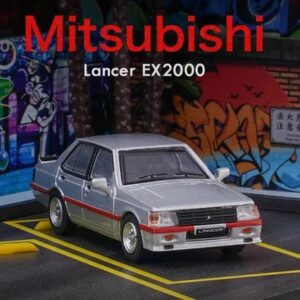 JKM Modellauto Mitsubishi Lancer EX2000 in 1/64 silber