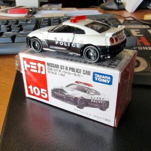 Modellauto Nissan GTR R35 Polizei Auto Japan in 1/62 Tomica