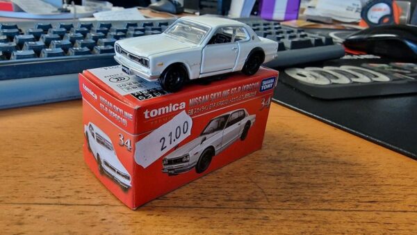 Modellauto Nissan Skyline GT-R R30 in 1/64 Tomica