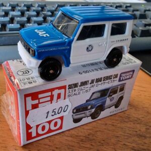 Modellauto Suzuki Jimny Polizeiauto Japan in 1/57 Tomica