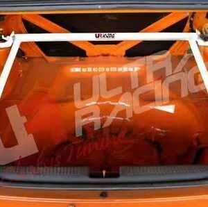 Ultra Racing 4-P Kofferraum Strebe weiß Mitsubishi Evo 4 5 6 CP9A