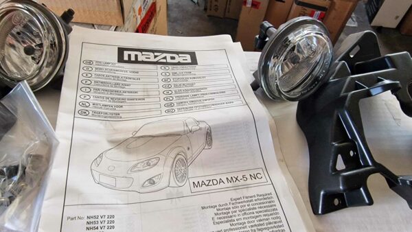 NH52-V7-220 Neues Nachrüstkit Nebelscheinwerfer original Mazda MX5 NC – Bild 3