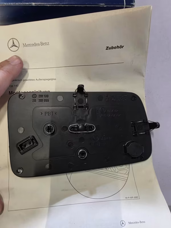 A1408100521 Neues Außenspiegelglas links Mercedes W140 – Bild 2