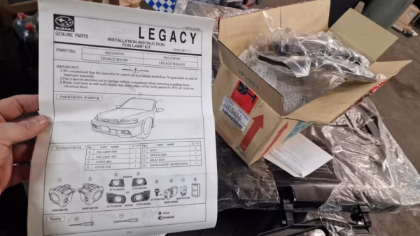 H4510AE040 Neues Nachrüstset Nebelscheinwerfer Subaru Legacy 02+