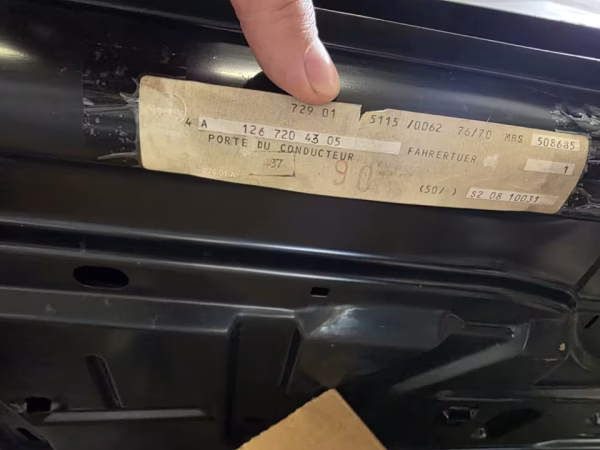 A1267204305 Neue Türe vorne links Mercedes W126 Türrohbau Fahrerseite – Bild 3