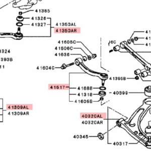 Neue Querlenker Vorne/Hinten für Mitsubishi Evo 7 8 9 CT9A CT9W