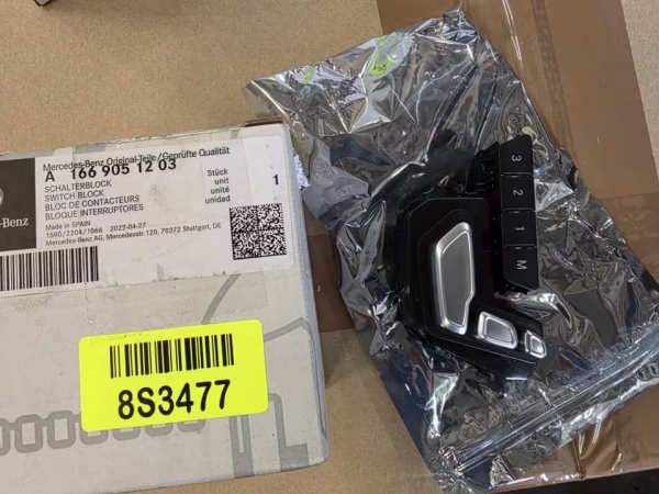 A1669051203 Neuer Schalterblock vorne rechts Sitz Mercedes W166