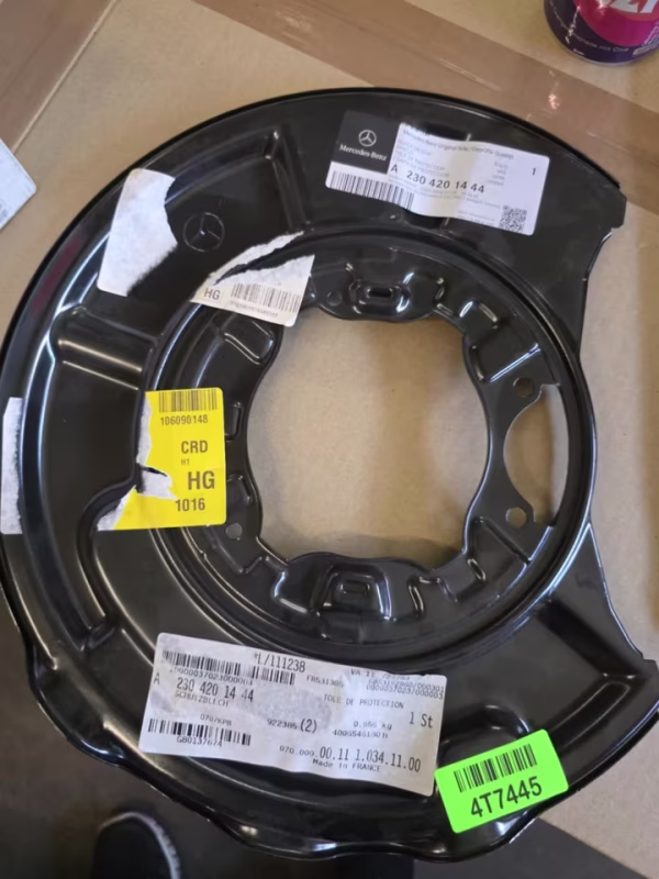 A2304201444 Neues Ankerblech hinten rechts Mercedes R230 C219